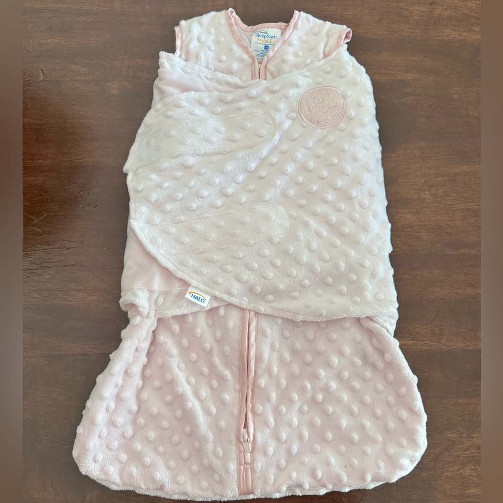Halo Pink Newborn Swaddle Sleep Sack